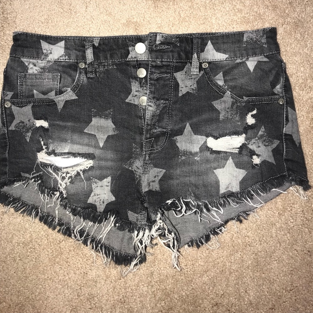 High rise shorts